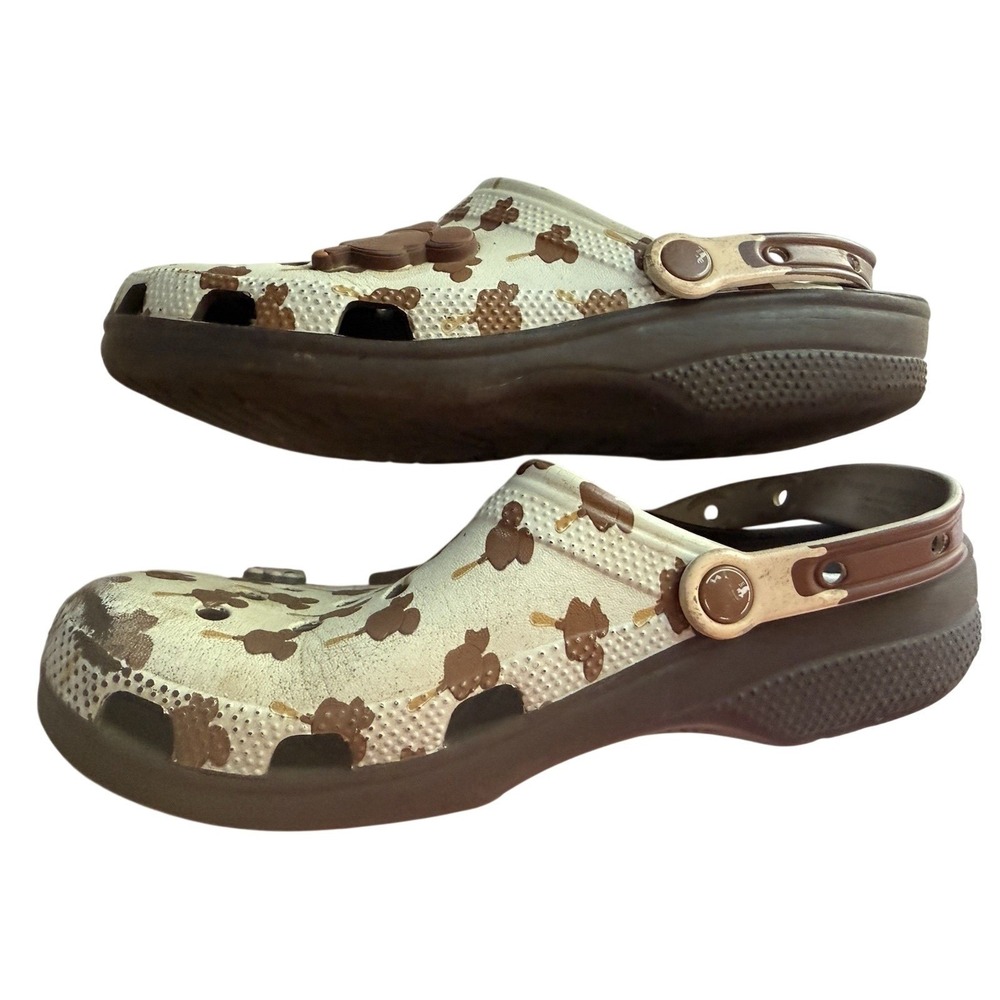 Disney Parks Mickey Mouse Ice Cream Bar Clogs Adult Crocs (W-11 M-9) - Picture 2 of 7